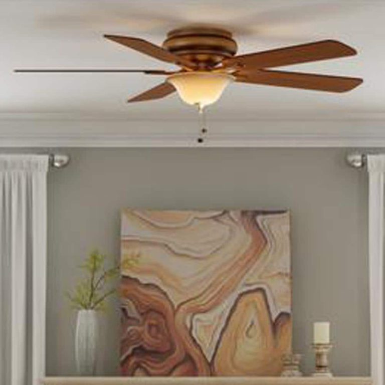 Bay Island 52 In. Indoor Desert Patina Ceiling Fan With Light Kit